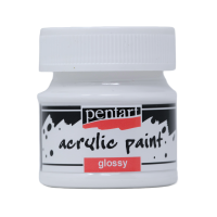 Acrylfarbe glossy - Weiß Acrylfarbe glossy - Weiß