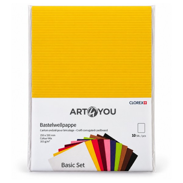 Bastelwellpappe "Colour/Farb Mix" - 250x350mm GL61211590
