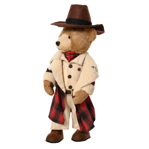 Teddybär „Benny“ mit Mantel und Hut – 60 cm