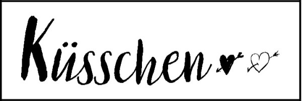 Stempel "Küsschen"