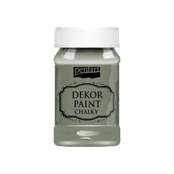Dekor Farbe Chalky - Khaki Grün 100ml P25225