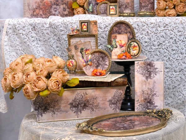 Decoupagepapier "Vintage Background" 2