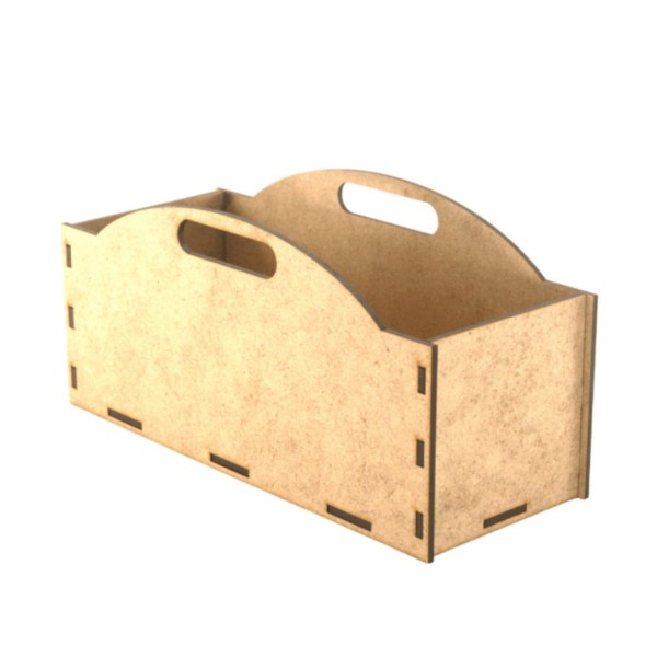 MDF Kasten mit Griff - 11,5 x 23cm SMBV707S