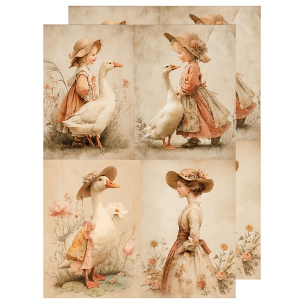 2er Set Reispapier "Sping" - 2te Wahl