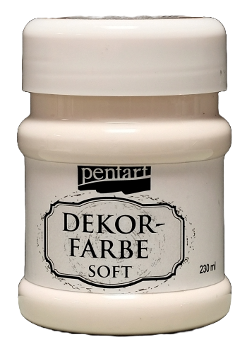 Dekor-Farbe chalky - Cremeweiß (230 ml)