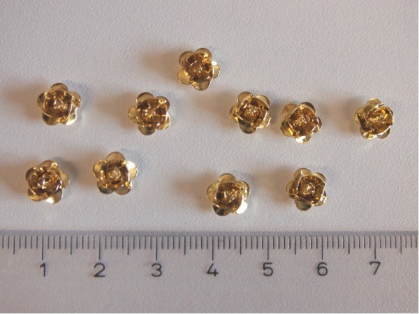 Metallrosen - Gold