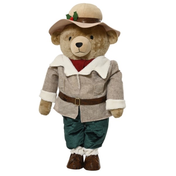 XXL Stehender Teddybär mit Jacke und Hut - 88cm