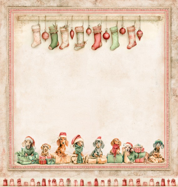 Designpapier "Christmas Friends" 2 LBA363
