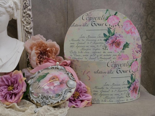 Decoupagepapier "Pfingstrosen" 1