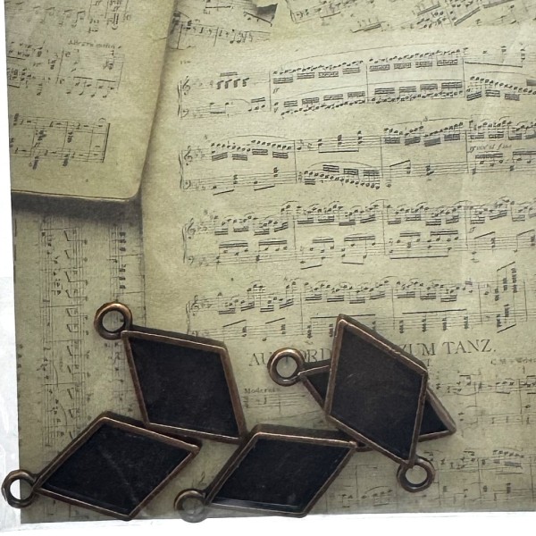 5er Set Metalrahmen "Karo" mit Öse