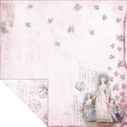 Designpapier "Pink Lady & Children" (30,5 x 30,5 cm)
