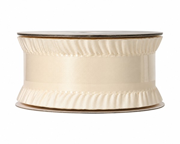 Dekoband Ribbon - Creme - 2,7m / 3,8cm K201895-f