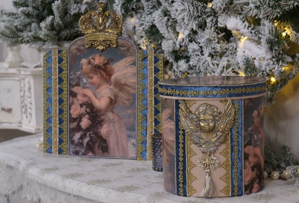 Dekoband "Ornamente" 1,8m - Gold LBM136