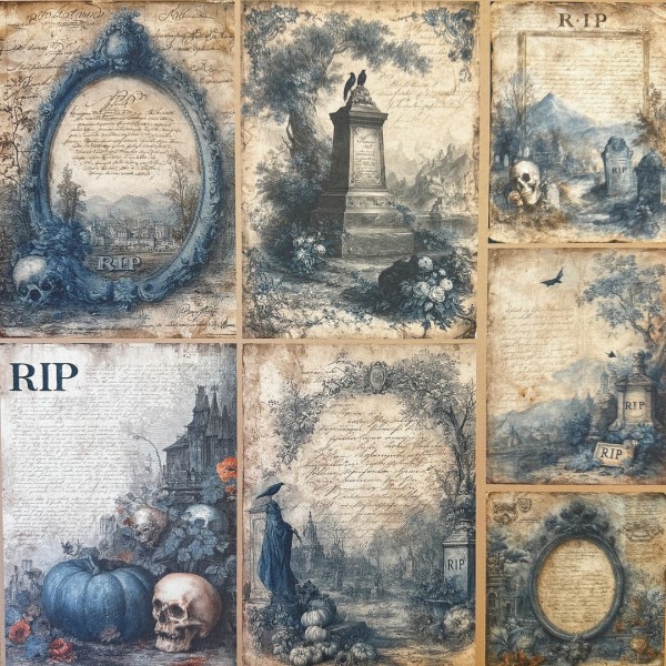 Designpapier "Halloween 25" 1