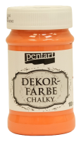 Dekor-Farbe chalky - orange Dekor-Farbe chalky - orange
