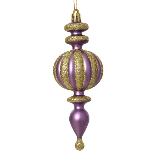 Weihnachtskugeln "Hängornamente" 14cm - Rosa/Gold K028380-b