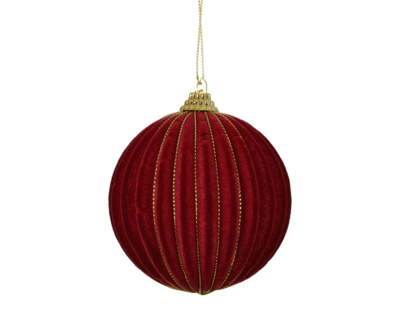 Weihnachtskugel aus Schaumstoff 8cm - Ochsenblut K451879
