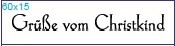 Stempel "Grüße vom Christkind" Stempel "Grüße vom Christkind"