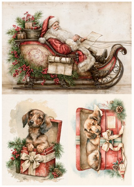 Reispapier "Weihnachten 26" no.3 LBD569