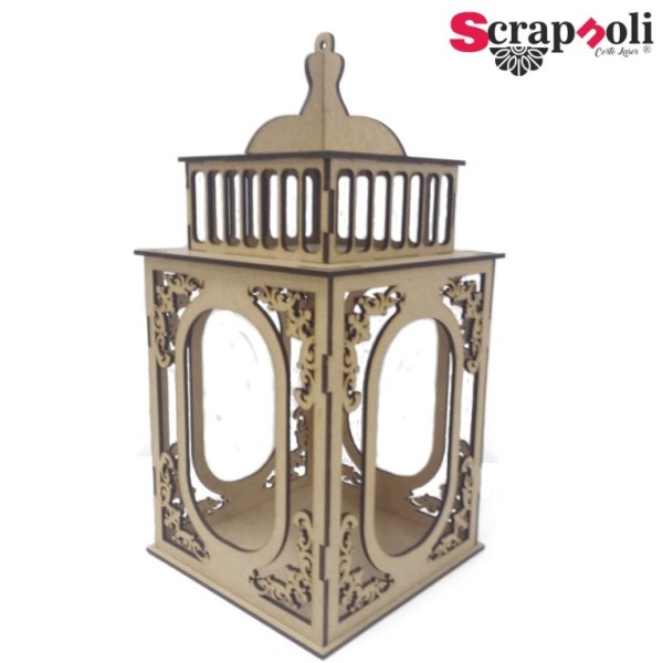 MDF DIY Laterne 31,5 cm SMLF004A