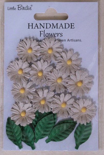 Handgemachte Papierblumen "Cyra - Lemongrass" Zitronengrasgrün (20 Stk.) CR105429