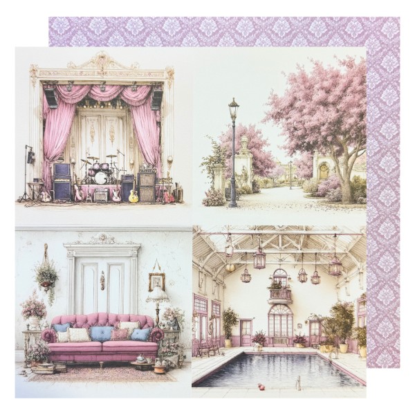 Designpapier "Theodor" 4 LBA356