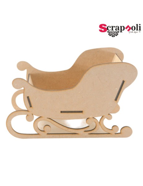 Weihnachts Schlitten 15 cm
