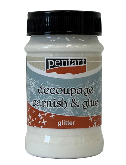 Decoupage-Kleber - glitter (100 ml)