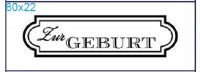 Stempel "Zur Geburt" Stempel "Zur Geburt"