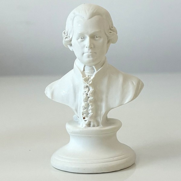 Miniatur Statue Wolfgang Amadeus Mozart 7cm