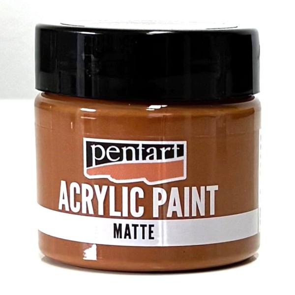 Acrylfarbe matt - Kastanie - 50ml P1900