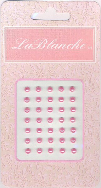 Schmuck-Halbperlen Rosa - groß