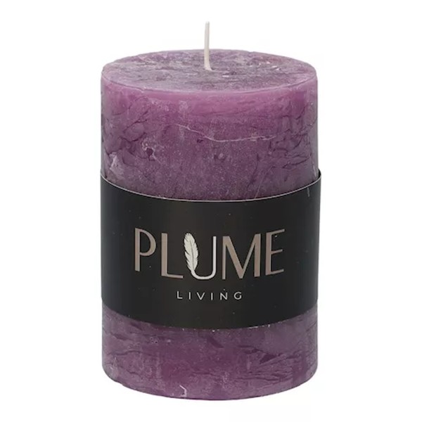 Stumpenkerze Small - Aubergine