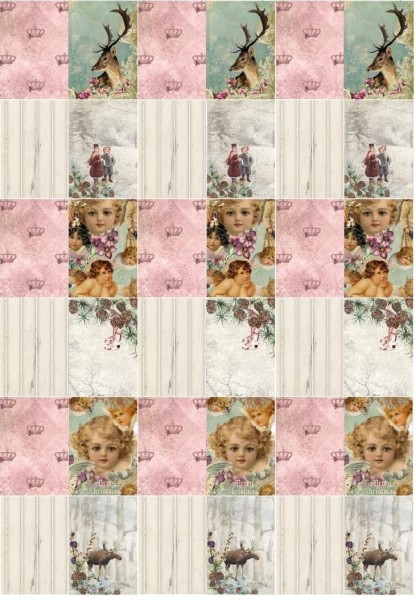 Natural Papier "Tütenanhänger" 1