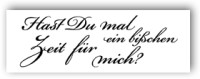 Stempel "Hast du mal…" Stempel "Hast du mal…"