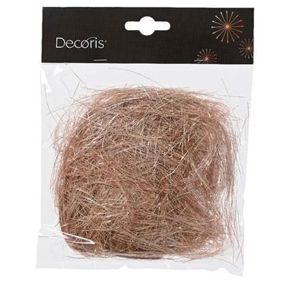 Lametta Fäden Meliert ca. 20g - Rosa
