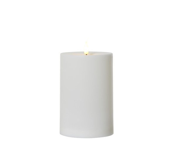 LED Kerze aus Kunststoff 12,3cm - Weiß K890557