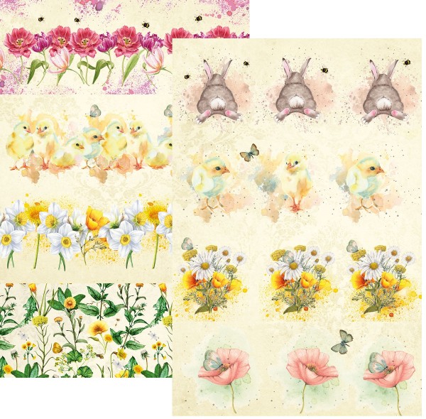 Schrumpfbanderolen für Gänseeier "Ostern 2022" 8 Stück