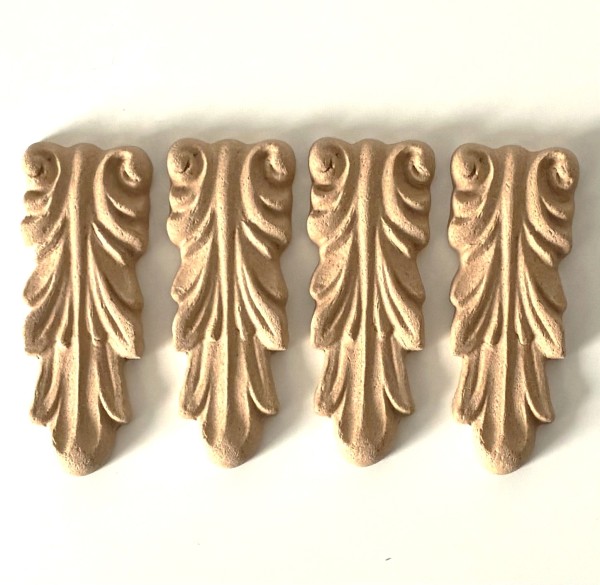 4er Set Verzierung "Füße" 6,5cm DA-1027