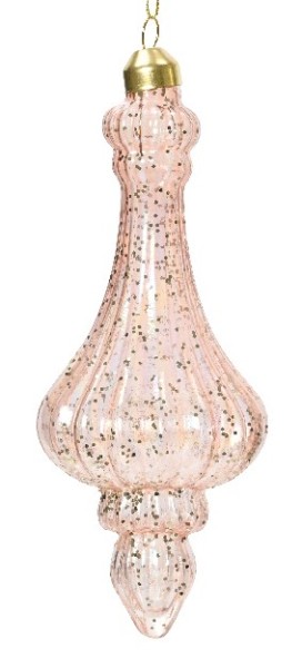 Glas-Ornament Rosé 1