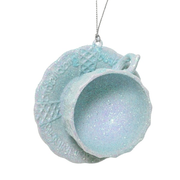 Tasse mit Unterteller Blau – 8,5 cm