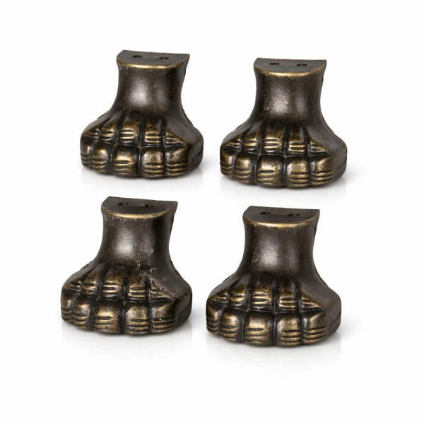 Metallfüße "Pfoten" 4 Stck