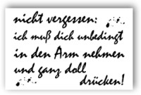 Stempel "Nicht vergessen…" Stempel "Nicht vergessen…"