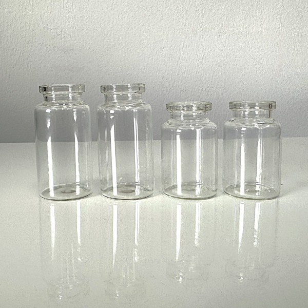 Glasfläschchen – 4er Set (2 Größen)