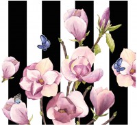 Schrumpfbanderole "Magnolie" 3 Schrumpfbanderole "Magnolie" 3