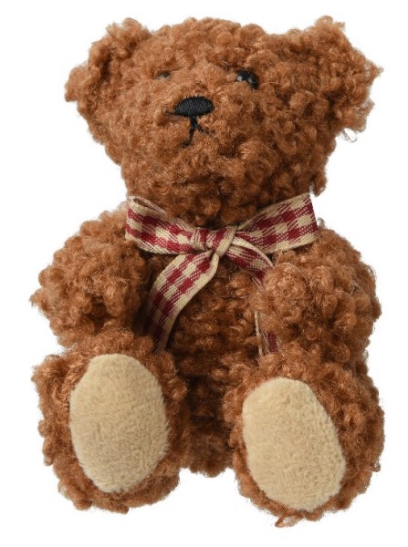Teddybär Anhänger "sitzend" 10cm - Braun