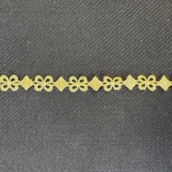 Dekoband "Schmettleringe & Dreiecke" 2m - Gold