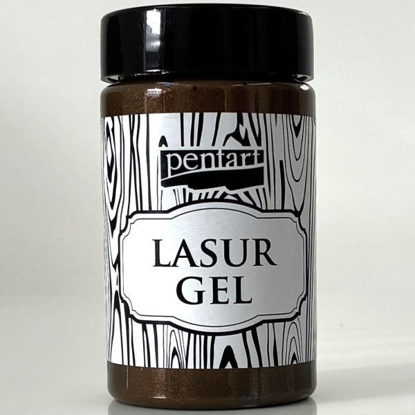 Lasurgel "Glitter" 100ml - Braun/Gold P49715