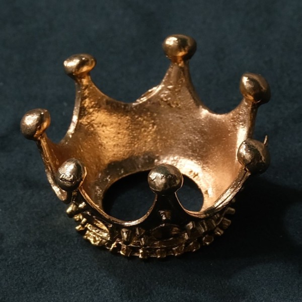 Krone aus Metal 4,5 cm