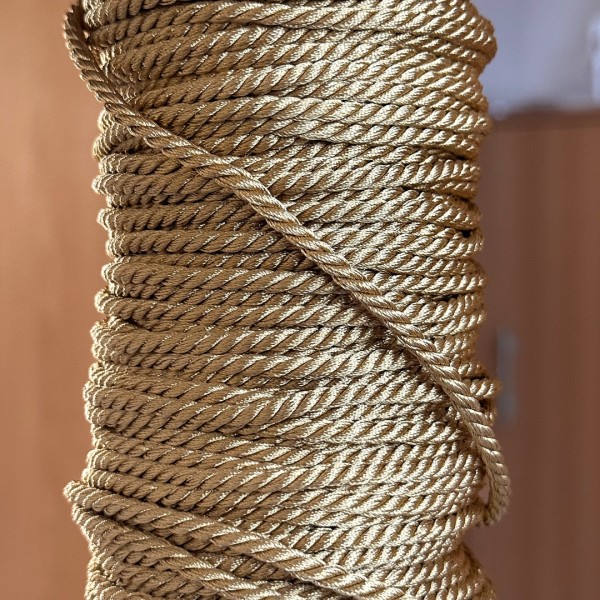 Baumwollkordel 3m - Gold